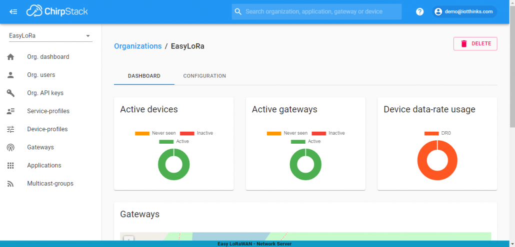 Easy LoRaWAN Cloud - IoTThinks.com