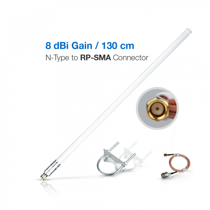 rak 8dbi fiberglass outdoor antenna