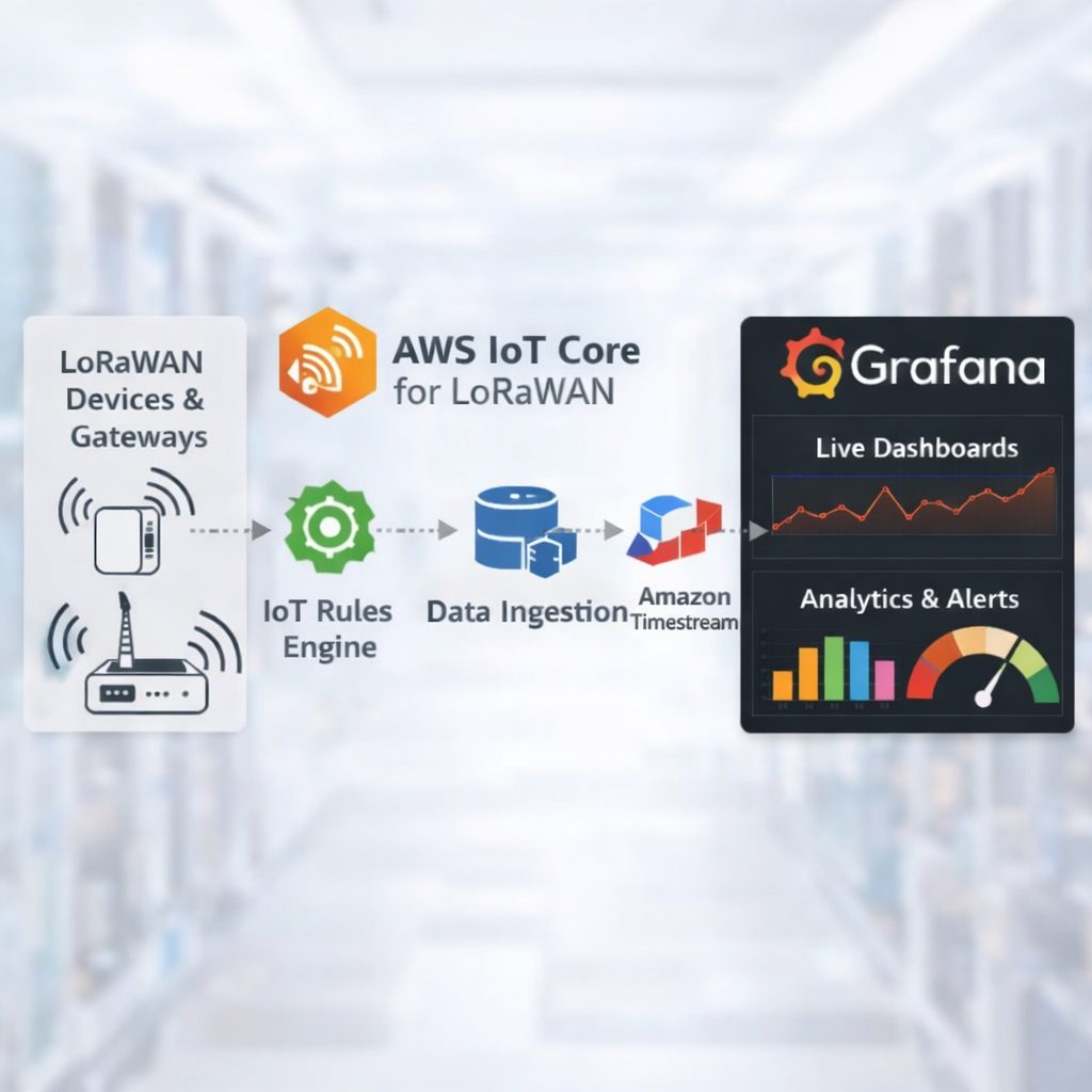 scalable lorawan deployment on aws iot core