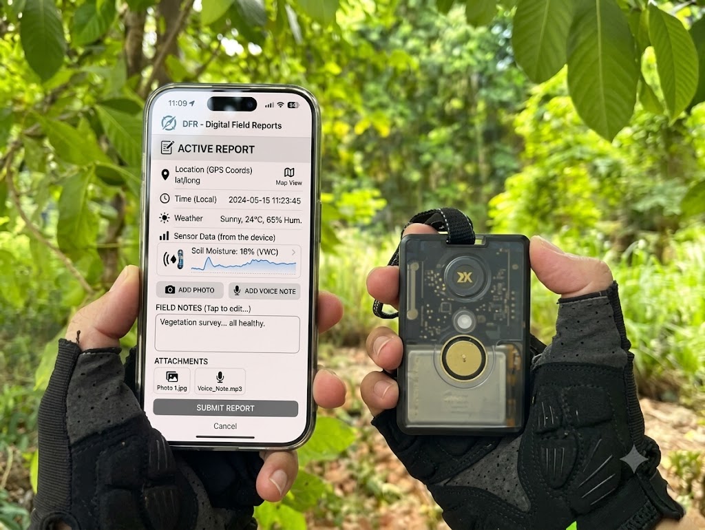 digital field reporting app